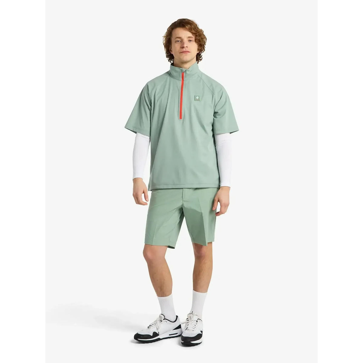 Kurzarm Wind-Sweater