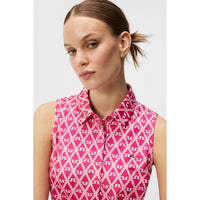 J. Lindeberg Dena Print Sleeveless Top Damen