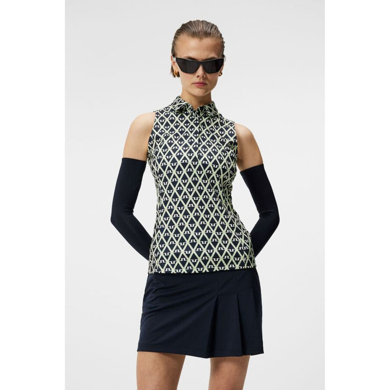 J. Lindeberg Dena Print Sleeveless Top Damen