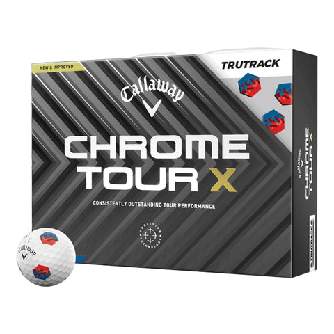 Chrome Tour X TruTrack [12 Stück] Golfbälle (2024)