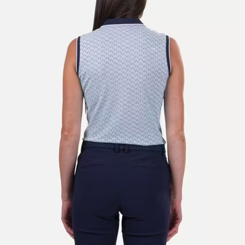 Kjus Ella Structure Poloshirt ärmmelos Damen