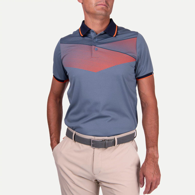 Spot Printed S/S Golfpolo