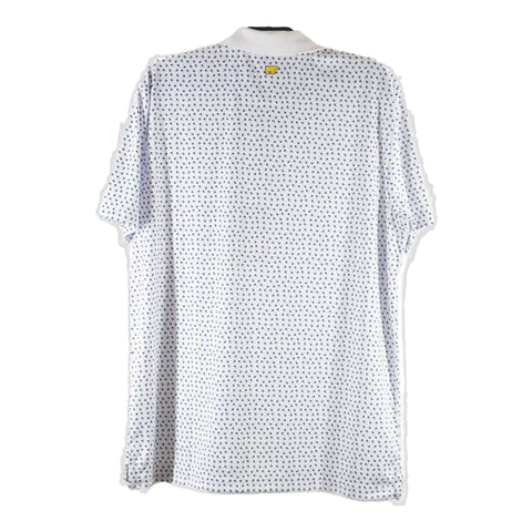 Geometric Print Golfpolo Herren