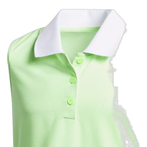 Ottoman Striped Sleeveless Polo Damen