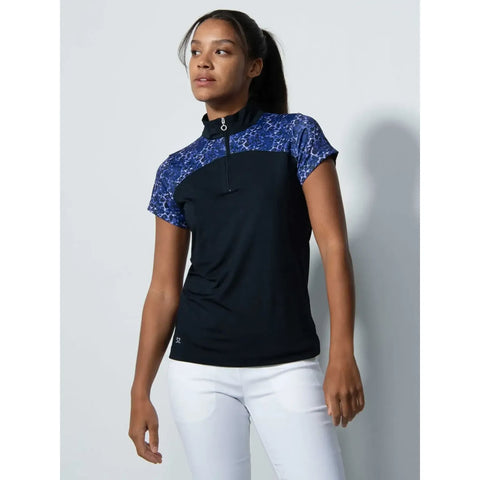 Andria  Cap Sleeves  Half Neck Shirt