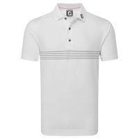 Footjoy Engineered Pinstripe Lisle Poloshirt Herren