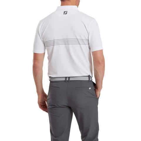 Engineered Pinstripe Lisle Poloshirt Herren