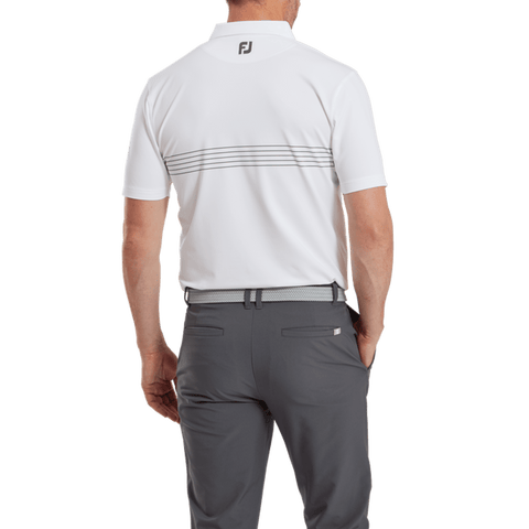 Engineered Pinstripe Lisle Poloshirt
