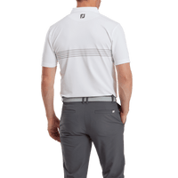 Footjoy Engineered Pinstripe Lisle Poloshirt Herren