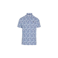 Pete Game Grid Print Polo