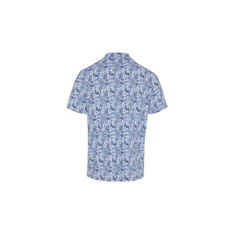 Pete Game Grid Print Polo