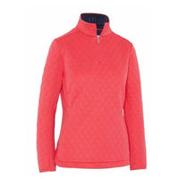 Quilted Fleece Damen Paradise Pink