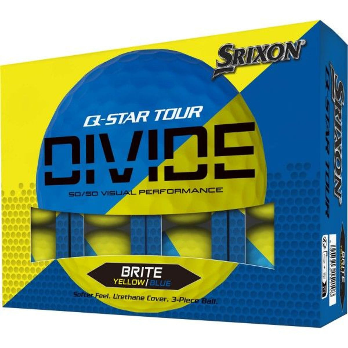 Q-Star Tour Divide 2 Golfbälle