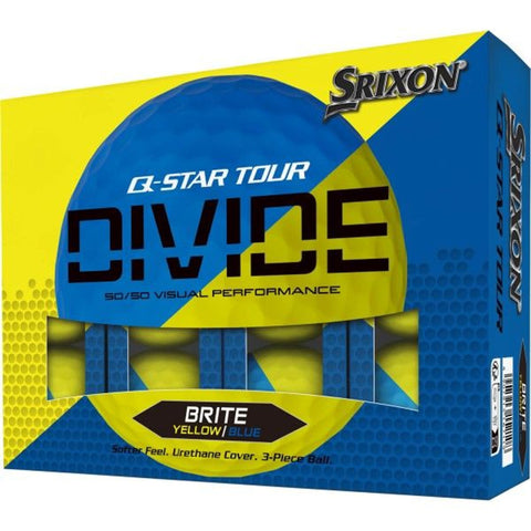 Q-Star Tour Divide 2 Golfbälle