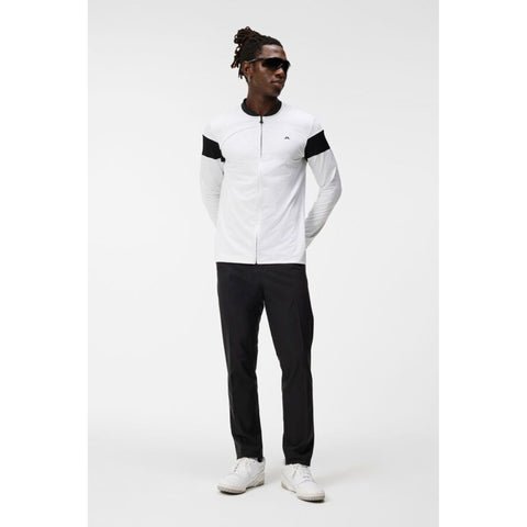 M Charles Zip Midlayer Weiß