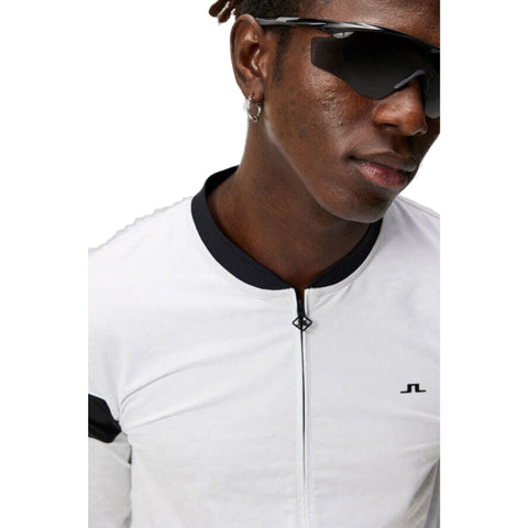 M Charles Zip Midlayer Weiß Herren