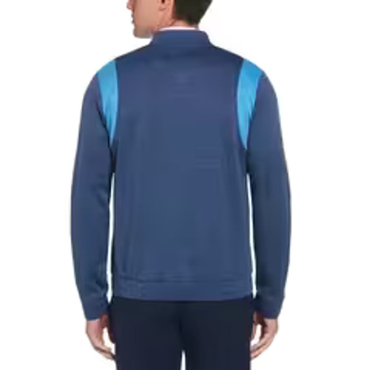 Full Zip Bomber Colour Block Jacke