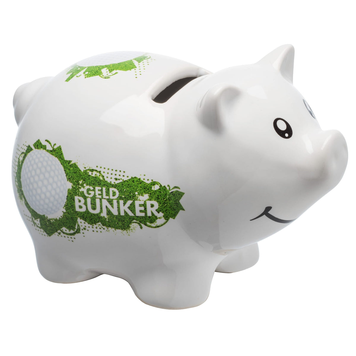 Sparschwein aus Porzellan Geldbunker