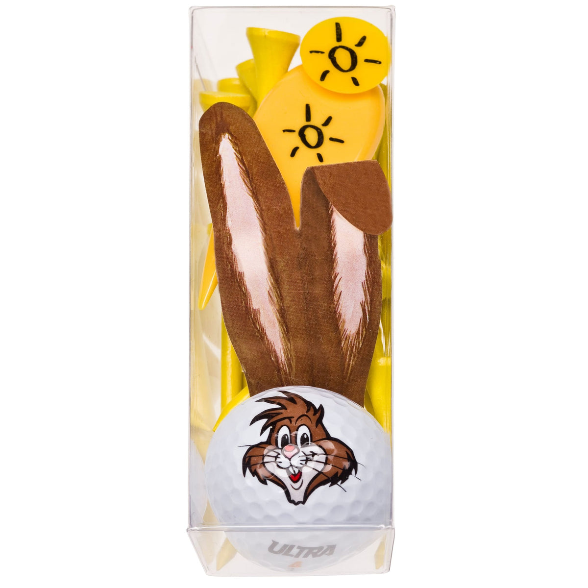 Osterhase mit Ohren (Ball & Tees & Pitchgabel)