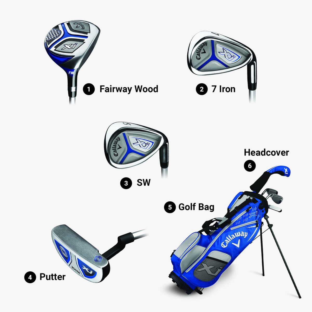 Callaway XJ Komplettset Boys