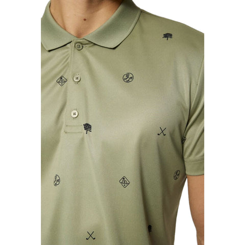 Club House Motif Polo Herren