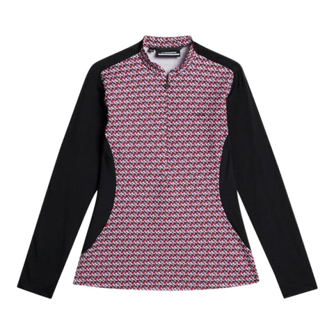 Marilyn Half Zip Mid Layer Damen Schwarz Damen