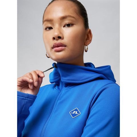 Aerial Hood Golf Sweater Nautical Blue Damen