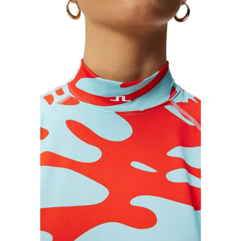 Asa Print Soft Compression Top Damen