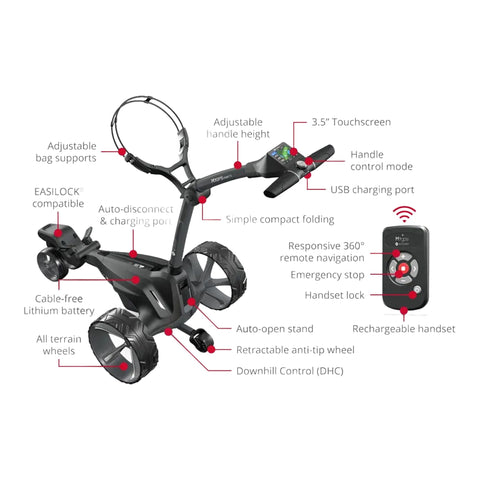 M7 GPS Remote Ultra Elektrotrolley Unisex