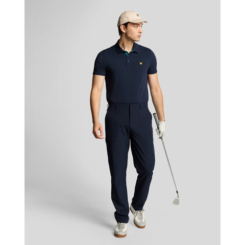 Contrast Placket Polo Shirt