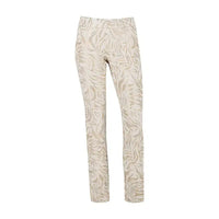 LUCY - Golden Print Jersey Golfhose