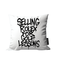 Selling Rolex for Golf Lessons Kissenhülle