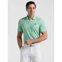 All-Over Micro Abstract Print Polo