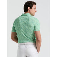 All-Over Micro Abstract Print Polo