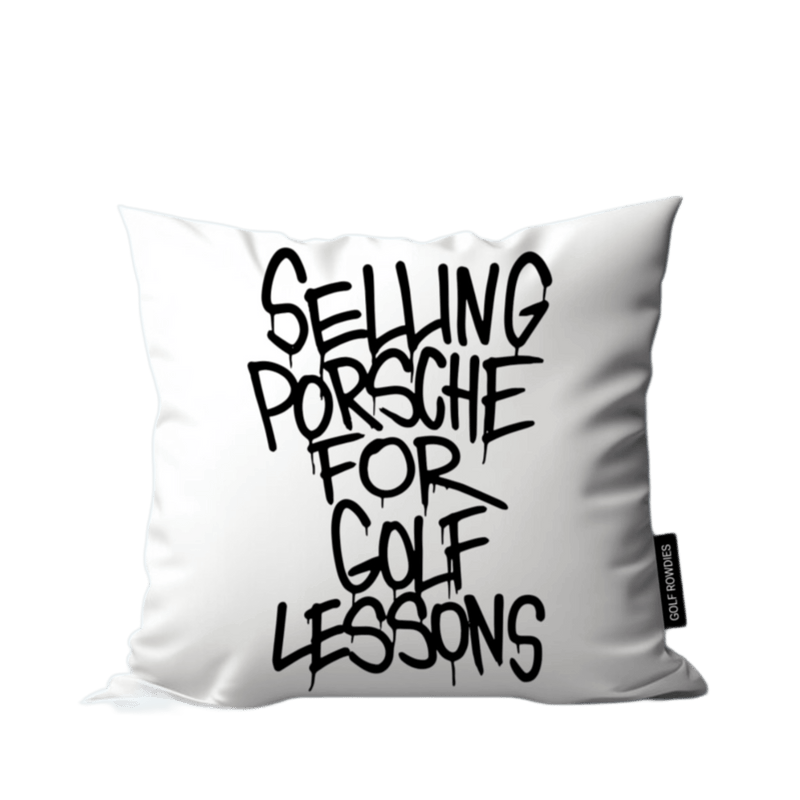 Selling Porsche for Golf Lessons Kissenhülle