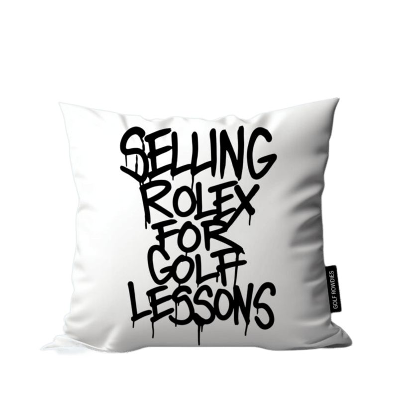 Selling Rolex for Golf Lessons Kissenhülle