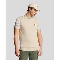 Merino Blend Knitted V-Neck Vest