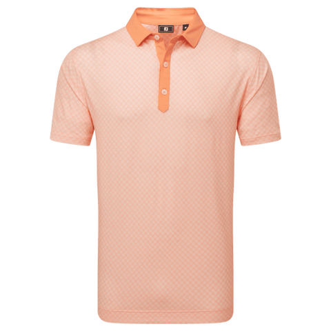Checker Jacquard Polo