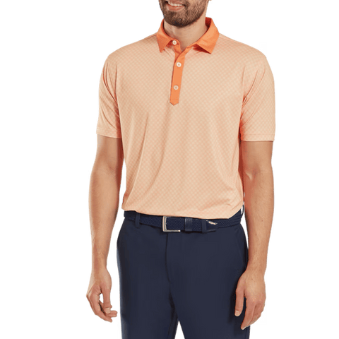 Checker Jacquard Polo