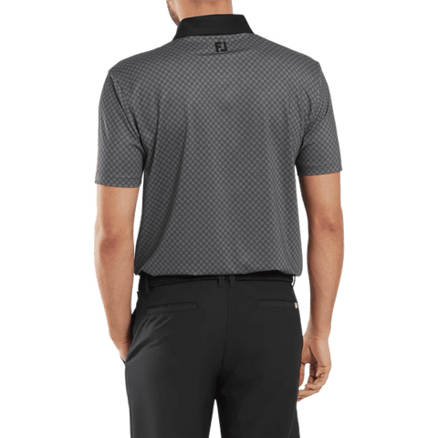 Checker Jacquard Polo
