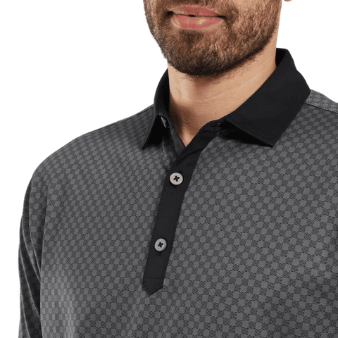 Checker Jacquard Polo