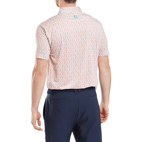 Floral Sketch Print Polo