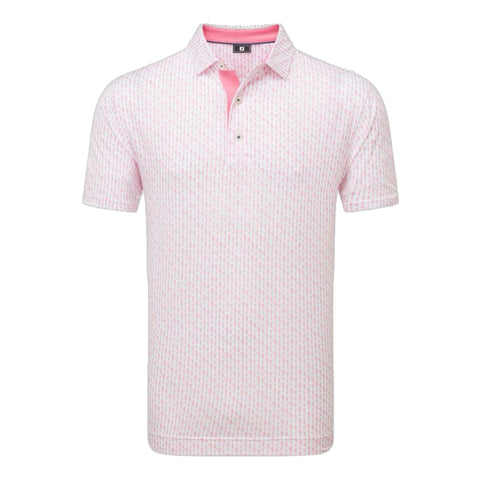 Figure Print Polo Herren