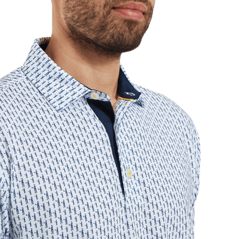 Figure Print Polo