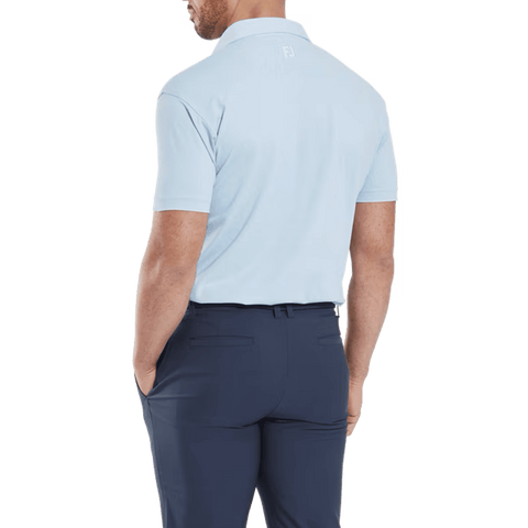 Etched Texture Print Polo