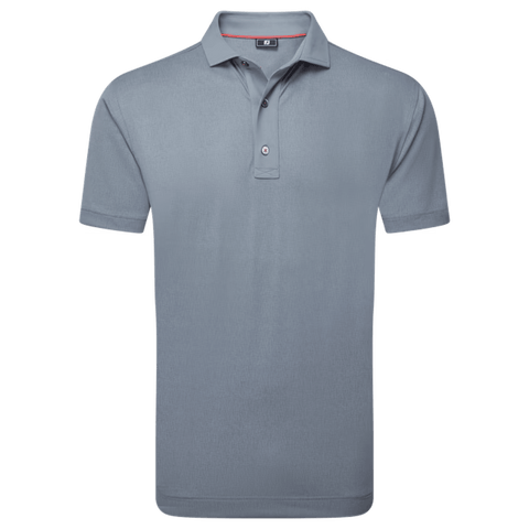 Etched Texture Print Polo