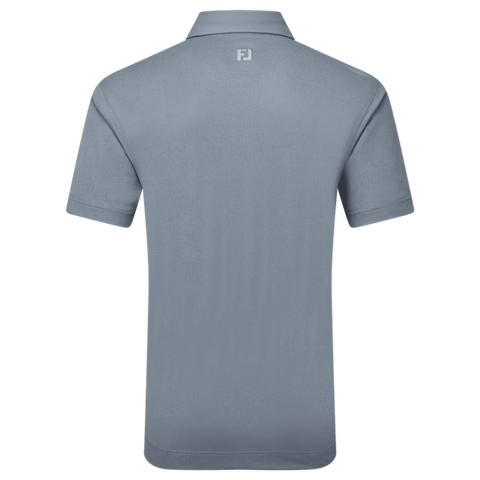 Etched Texture Print Polo
