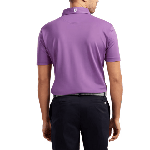 M Stretch Pique SS Polo Purple
