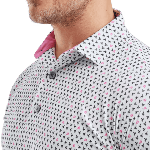 Flying Wasp Print Polo