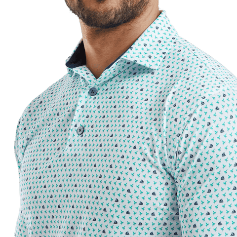 Flying Wasp Print Polo